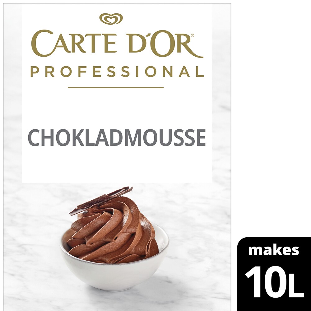 CARTE D'OR Chokladmousse 1 x 1,44 kg - CARTE D'OR Chokladmousse för mycket smak, smidig prepp och generös volym!