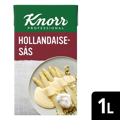 Knorr Garde d'Or Hollandaisesås 6 x 1 L - Knorr Garde d’Or Hollandaise för en proffsig sås, med autentisk smak, redo att användas.