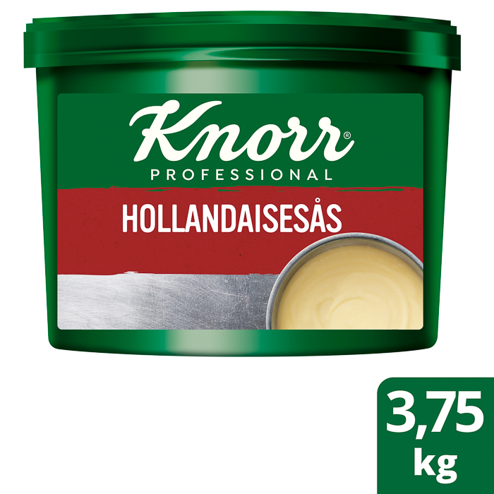Knorr Hollandaisesås 1 x 3,75 kg - Knorr Hollandaisesås för ett krämigt, snabblagat, och varmhållningsstabilt såsalternativ med rund smak!