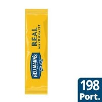 HELLMANN'S  Real Majonnäs 79%, portion 198 x 10 ml