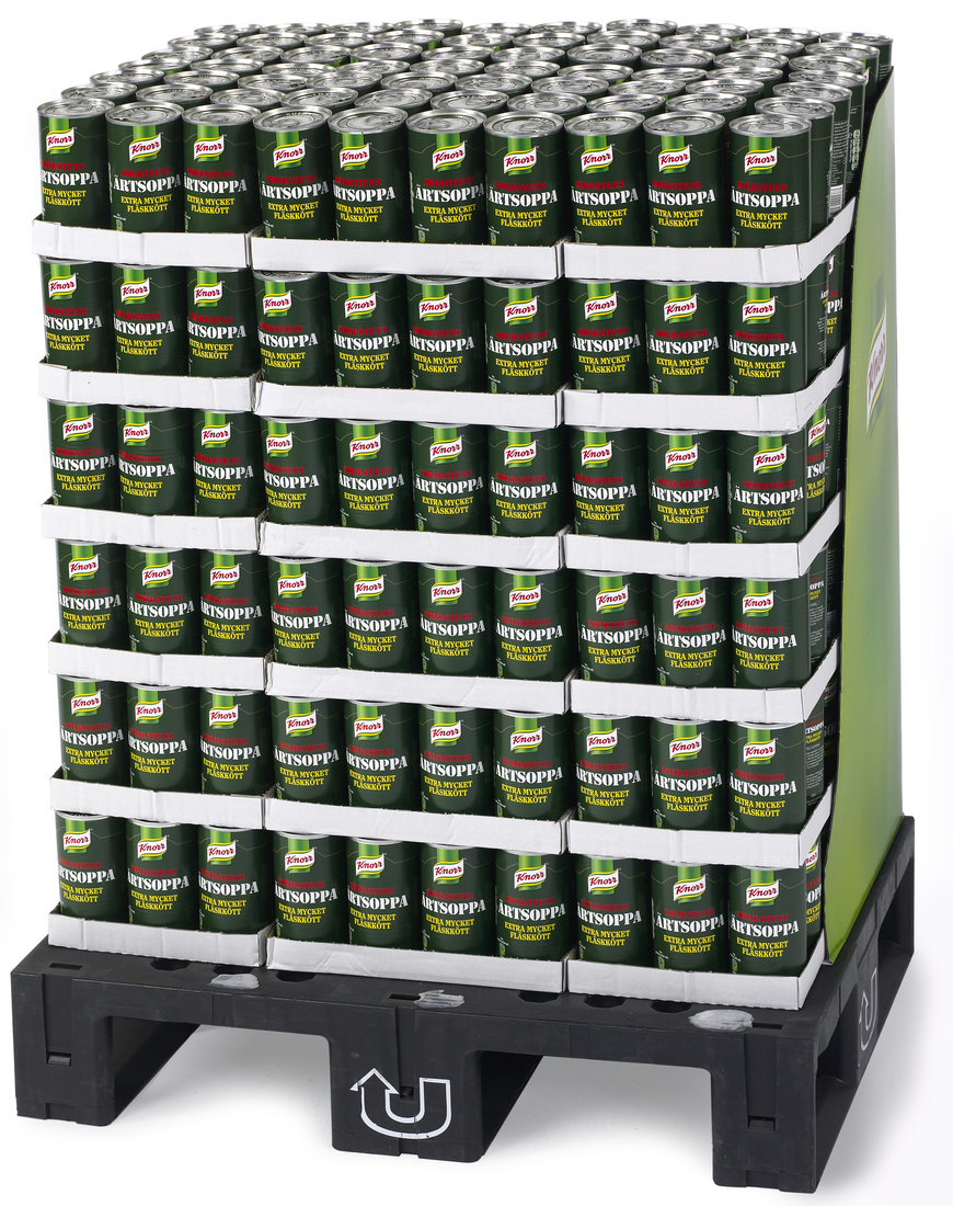KNORR Ärtsoppa Soldatens 12 x 570gr - 