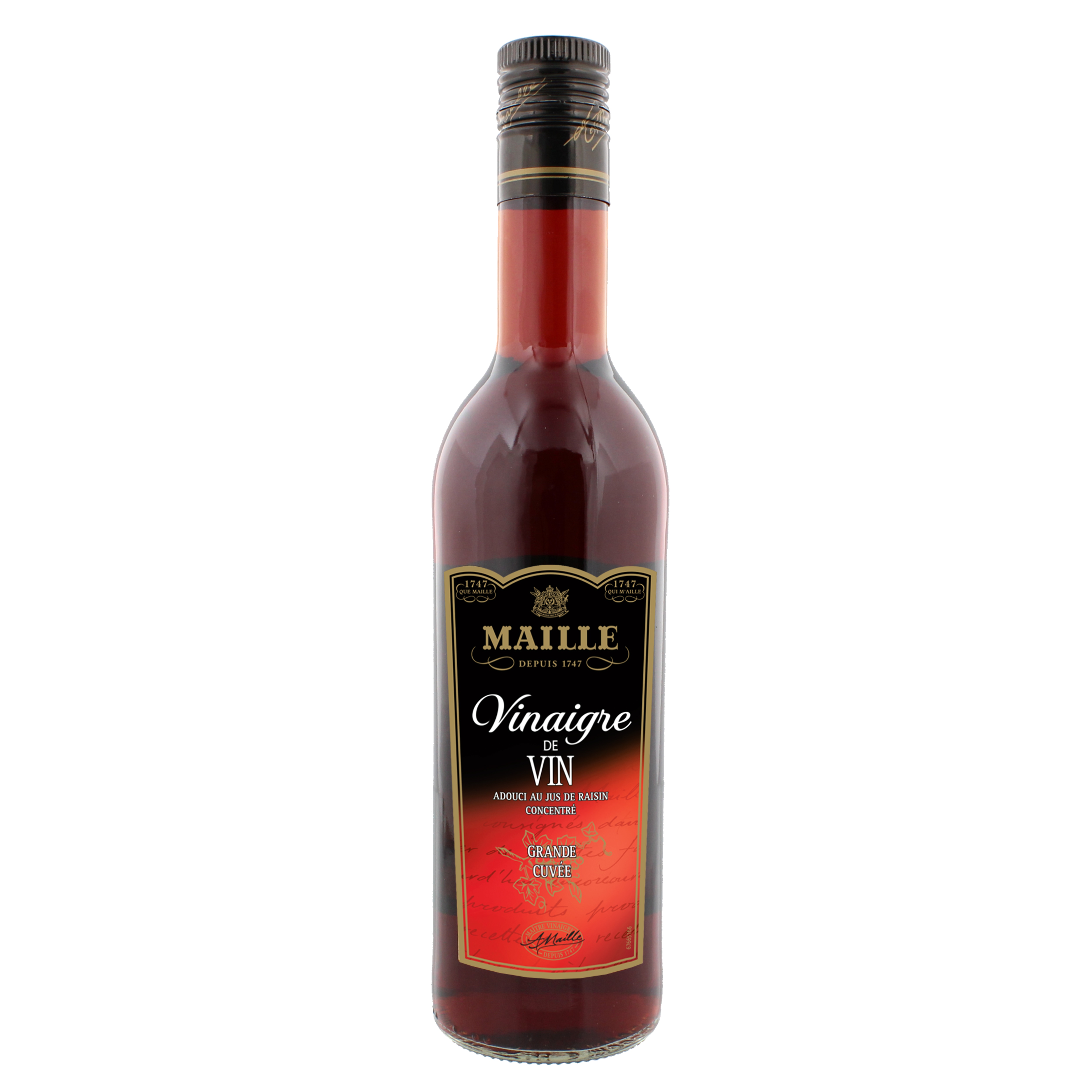 MAILLE Rödvinsvinäger  - flaska, 6x500 ml - 