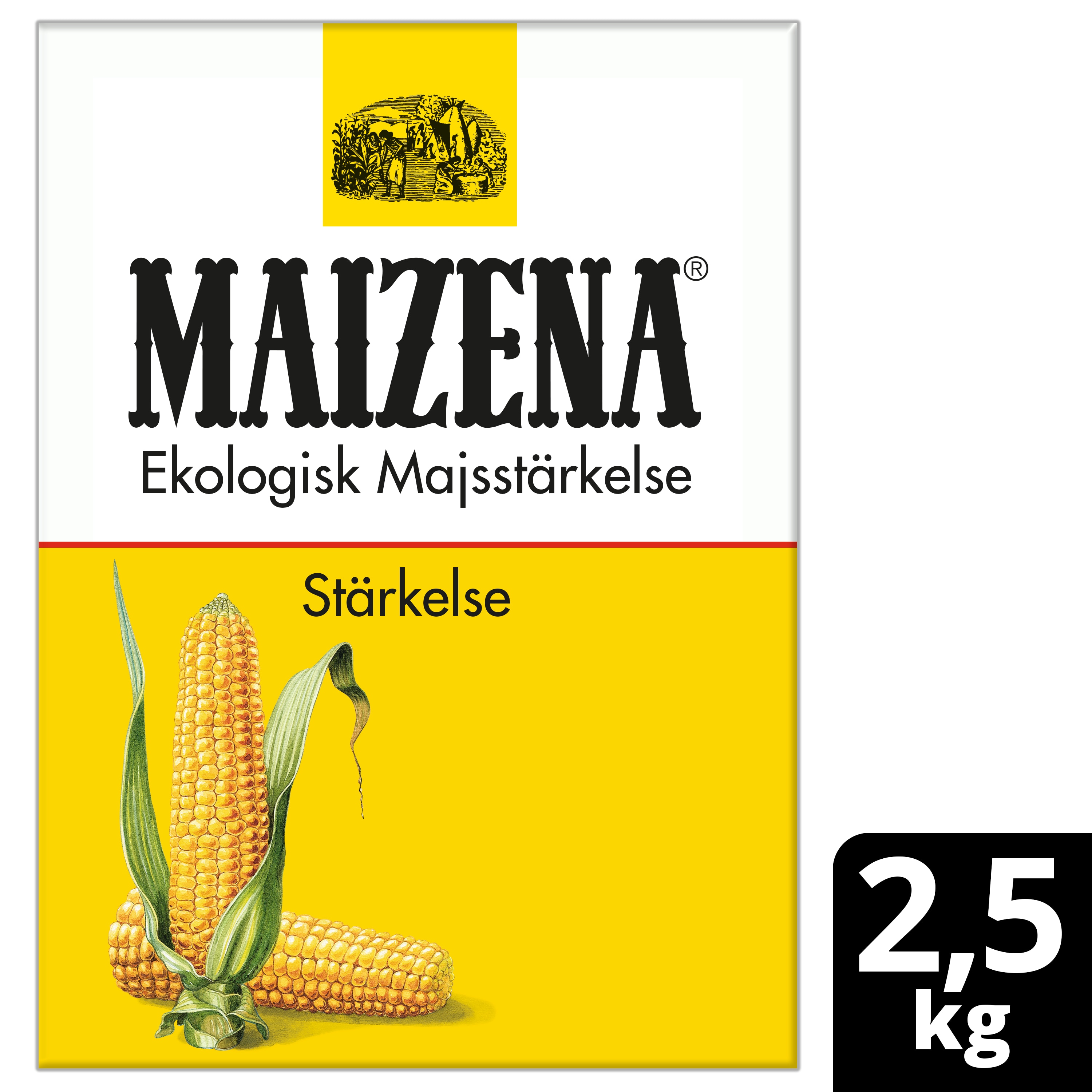 MAIZENA  Ekologisk Majsstärkelse 4 x 2,5 kg