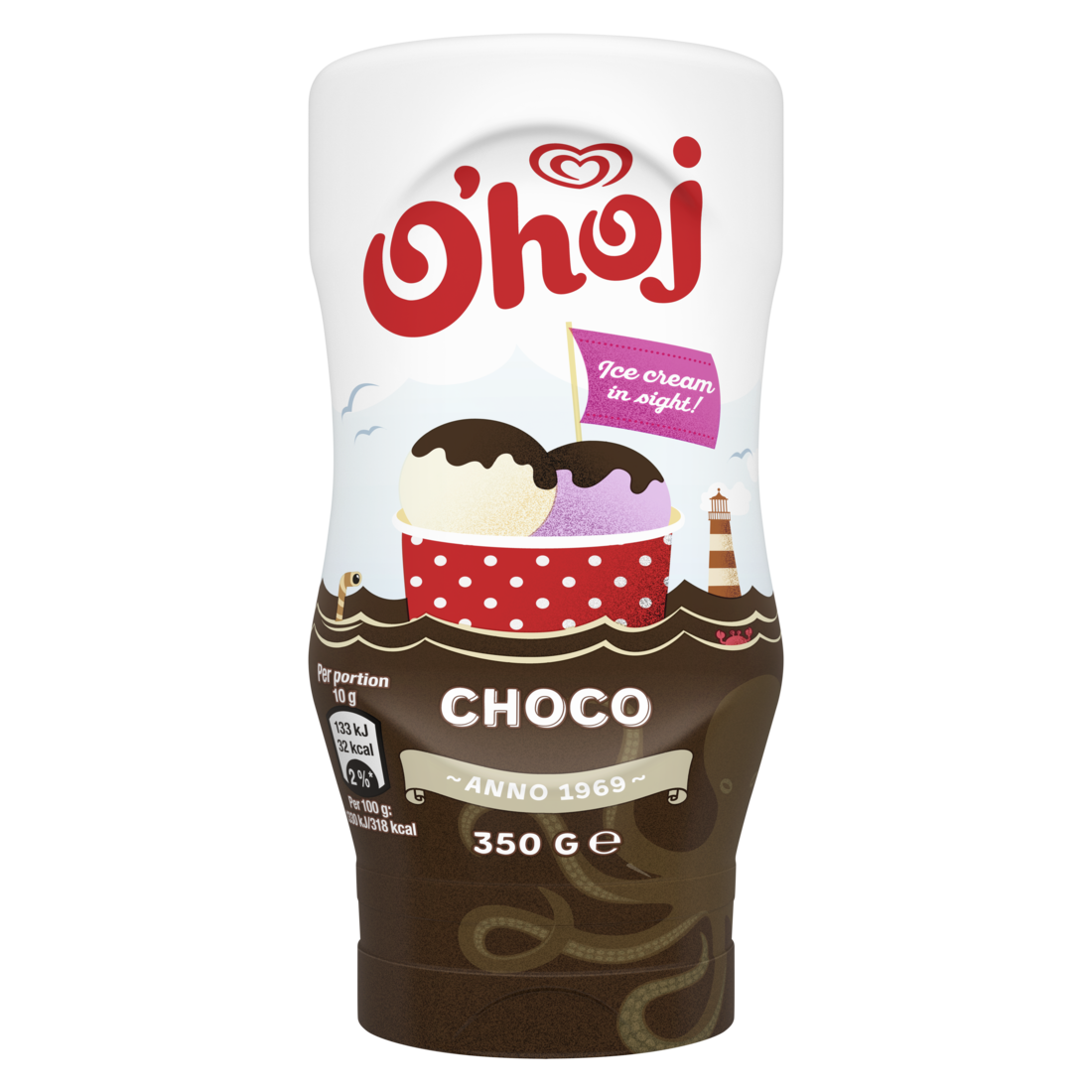 O'hoj Chokladsås 15 x 350g - 