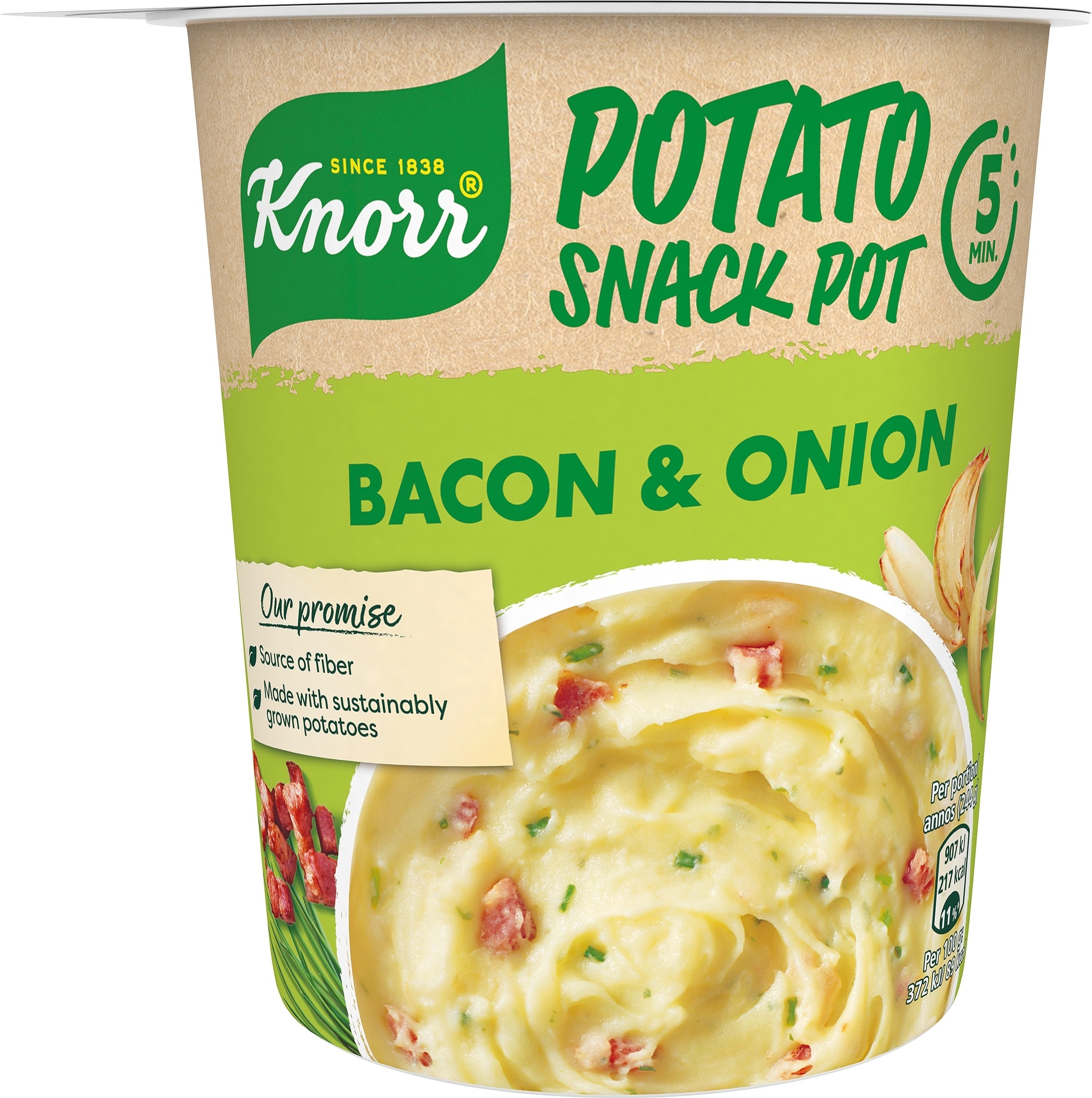 Snack Pot Mash Potato, 8 x 51 g