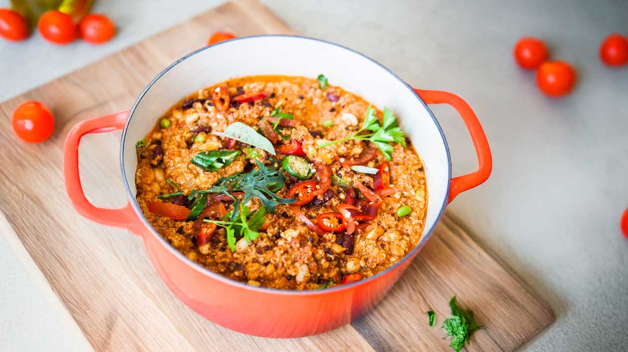 Cacao chili con pollo – Recept