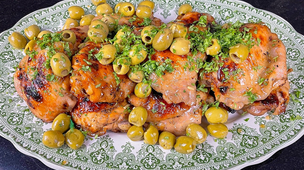 Sticky chicken med citron och honung – Recept