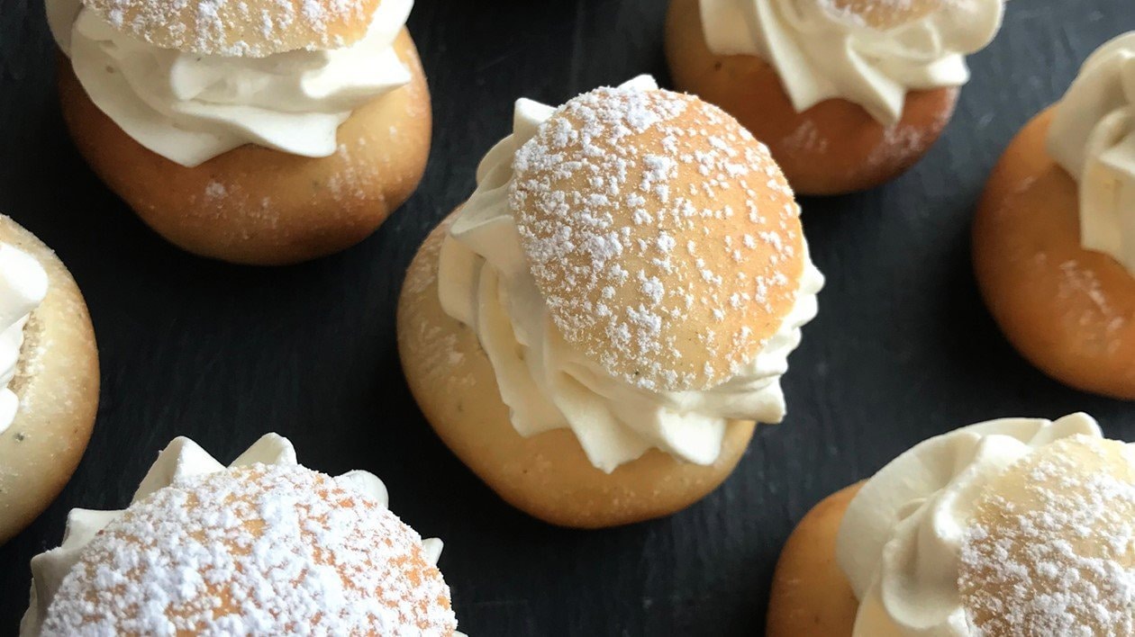 Mini vegansemlor – Recept