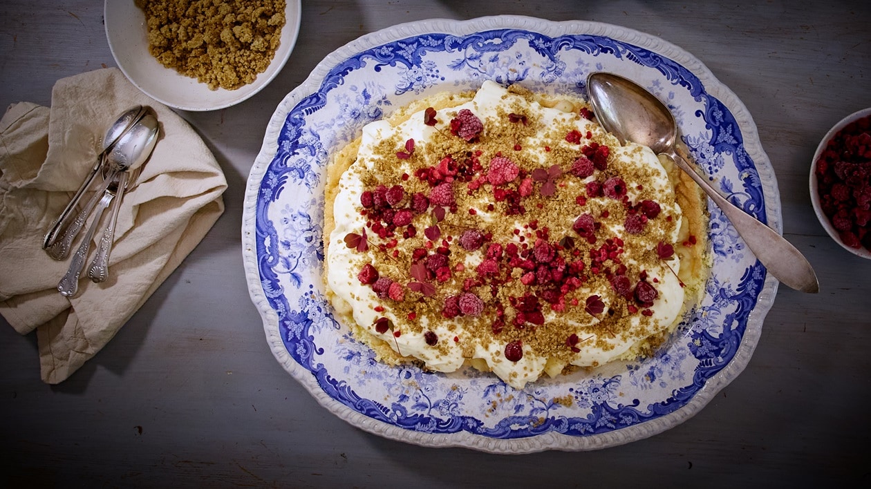 Vinterkärlek med äpple, hallon och vanilj