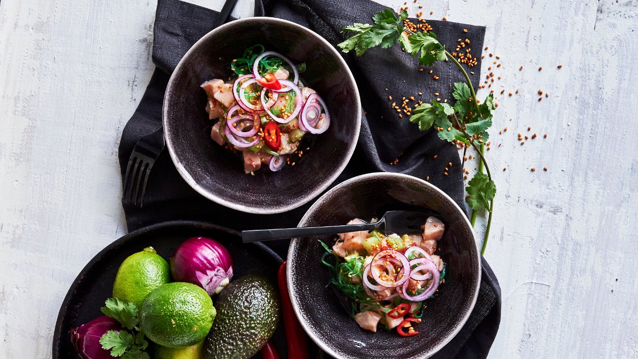 Asiatisk lax ceviche med lime – Recept