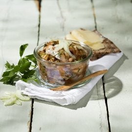 Tabasco, selleri, sill