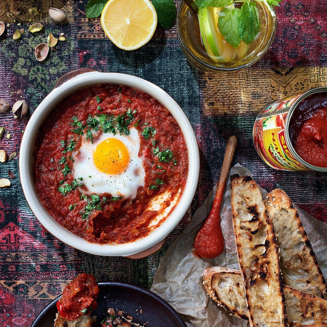 Chakchouka – ägg i tomatsås
