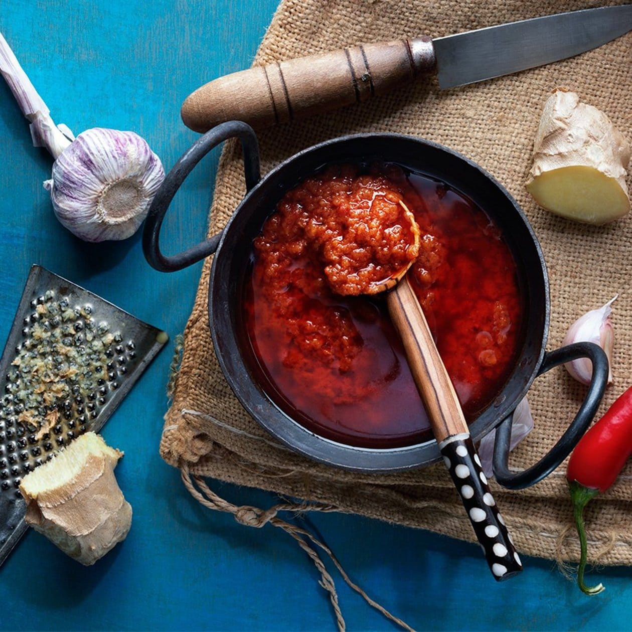 Chili- och ingefärasås
