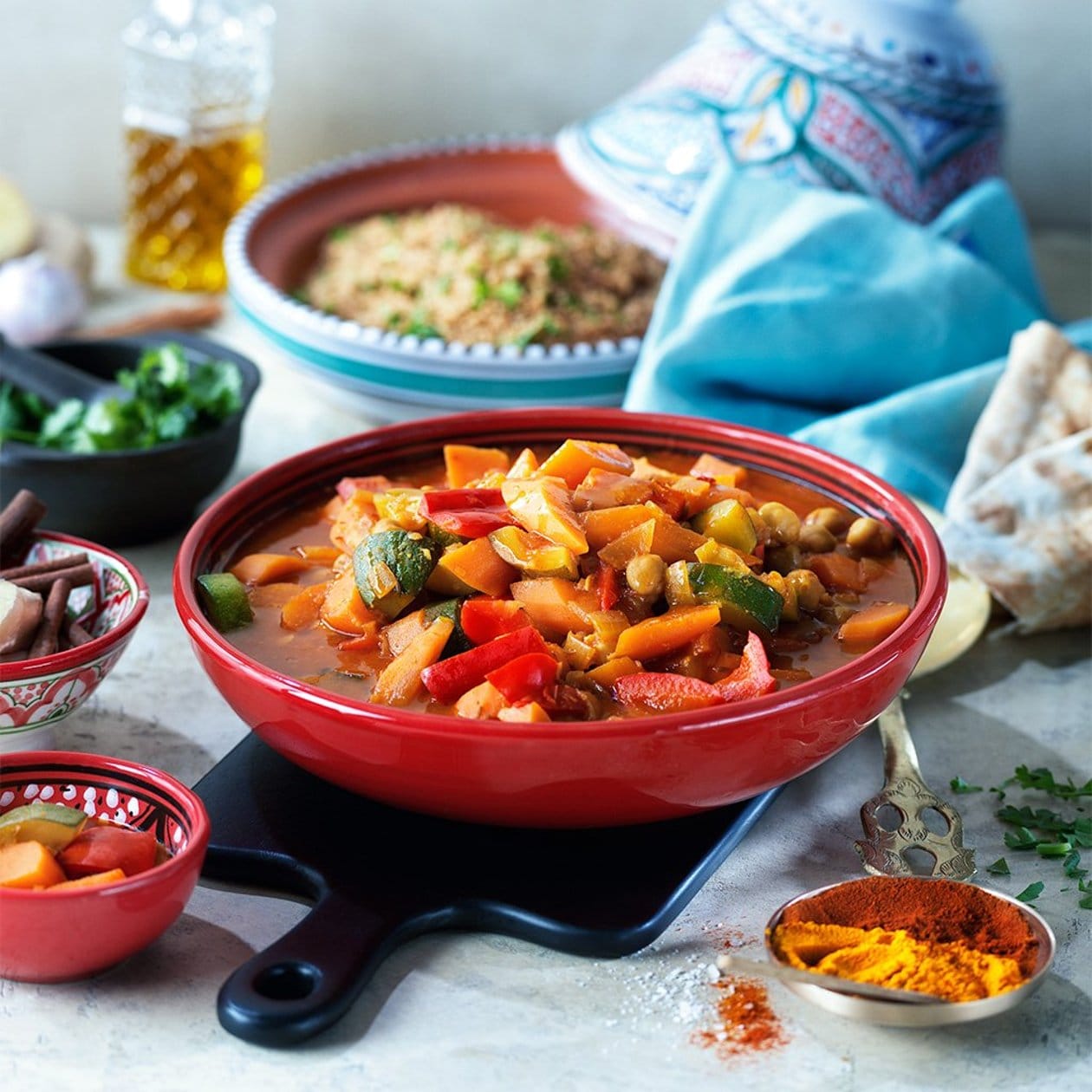 Tunisisk grönsakscous cous – Recept