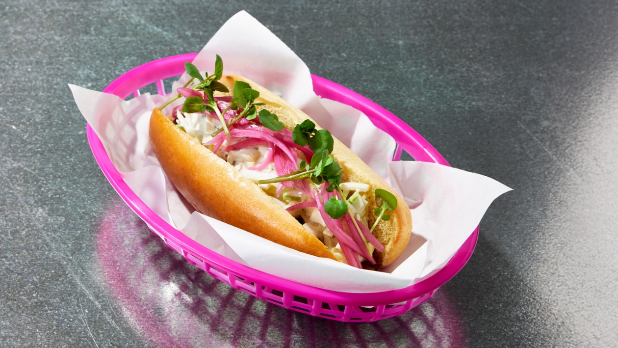 Bräserad lammentrecôte hot dog – Recept