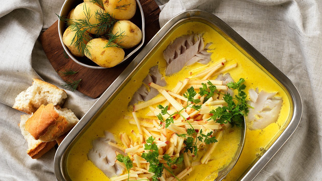 Curryfisk med äpple - klimatsmart mat