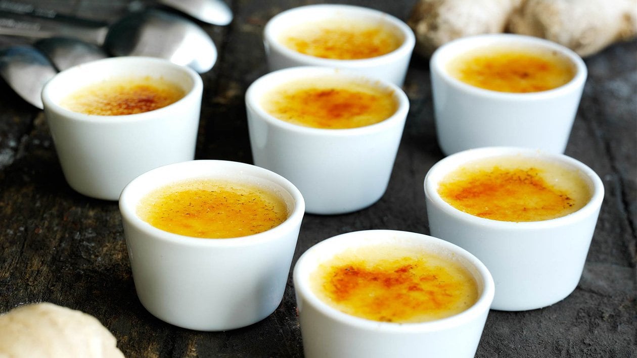 Ingefära & vanilj brûlée – Recept