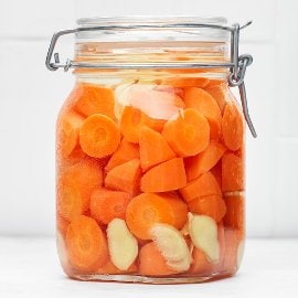 Inlagd morot och ingefära