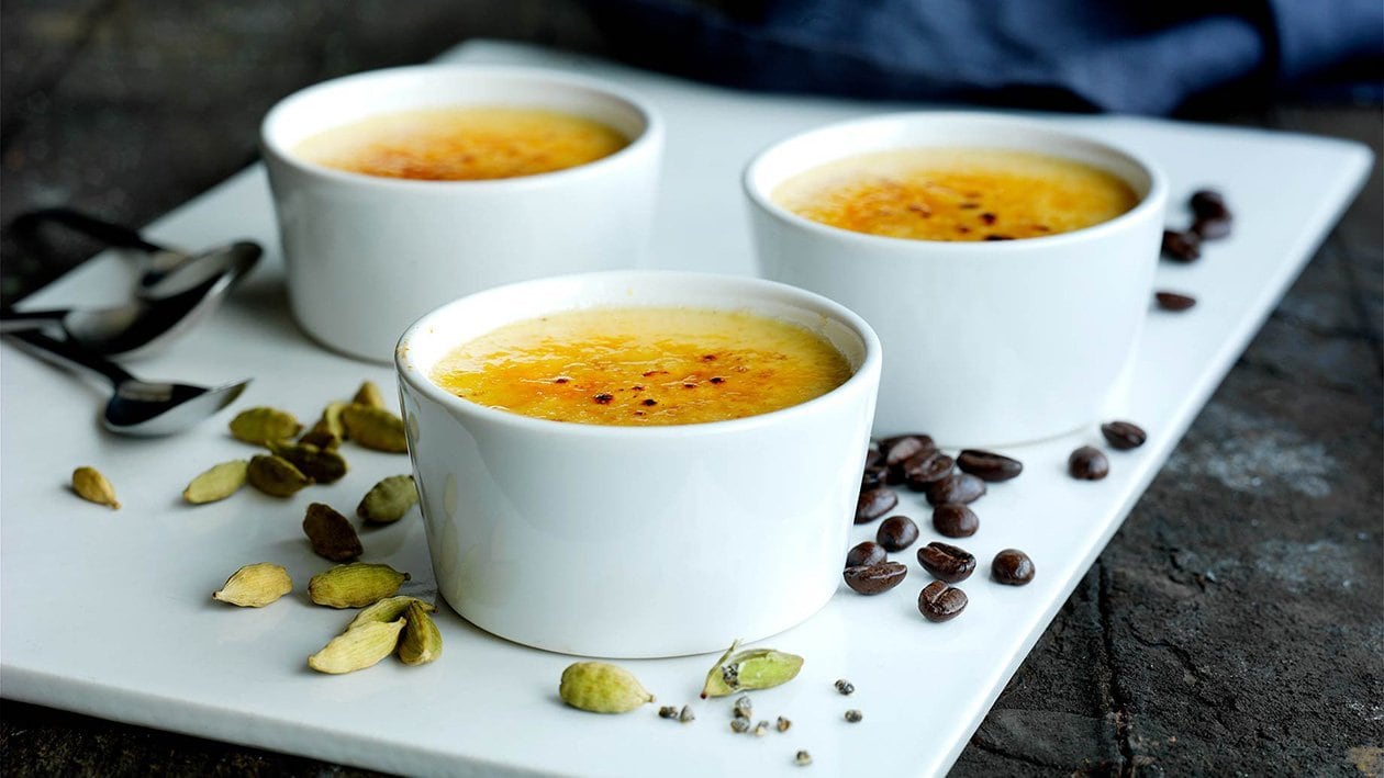 Kaffe & kardemumma brûlée – Recept