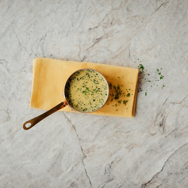 Smörsås med verjus (Beurre Blanc)