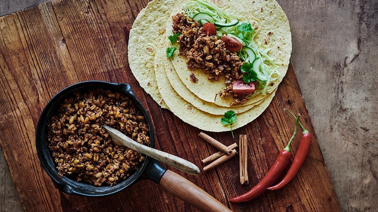 Tortillas med kyckling och kamutvete – Recept