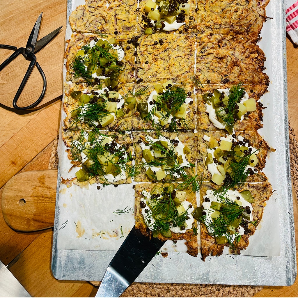 Onion flatbread Onion flatbread