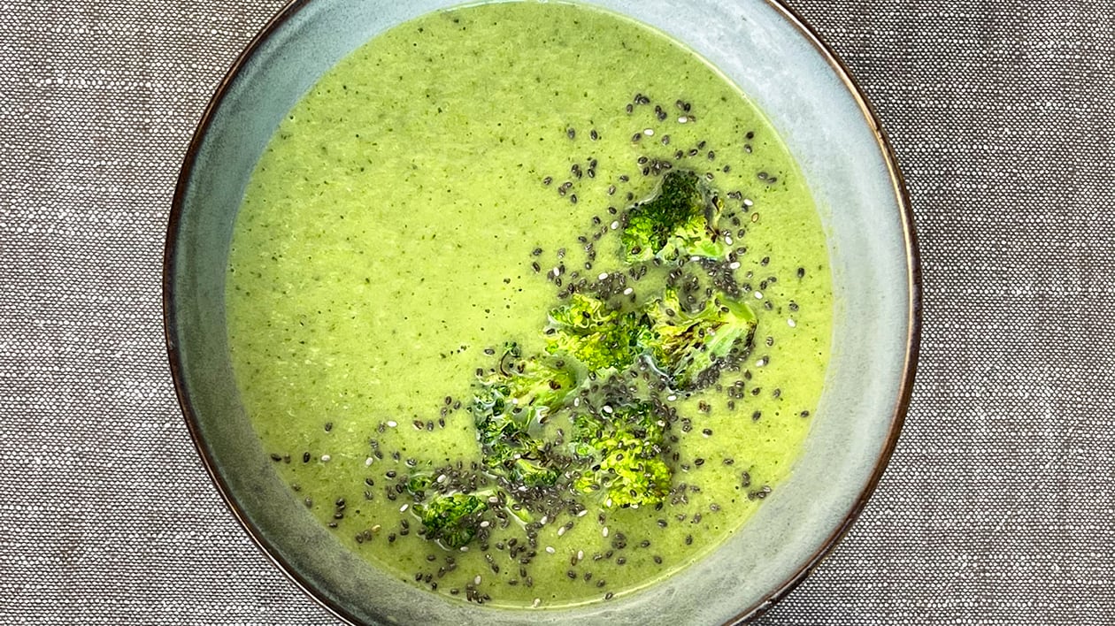 Broccoli, spenat och kokossoppa – Recept