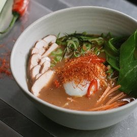 Vegetariska ramen Vegetariska ramen