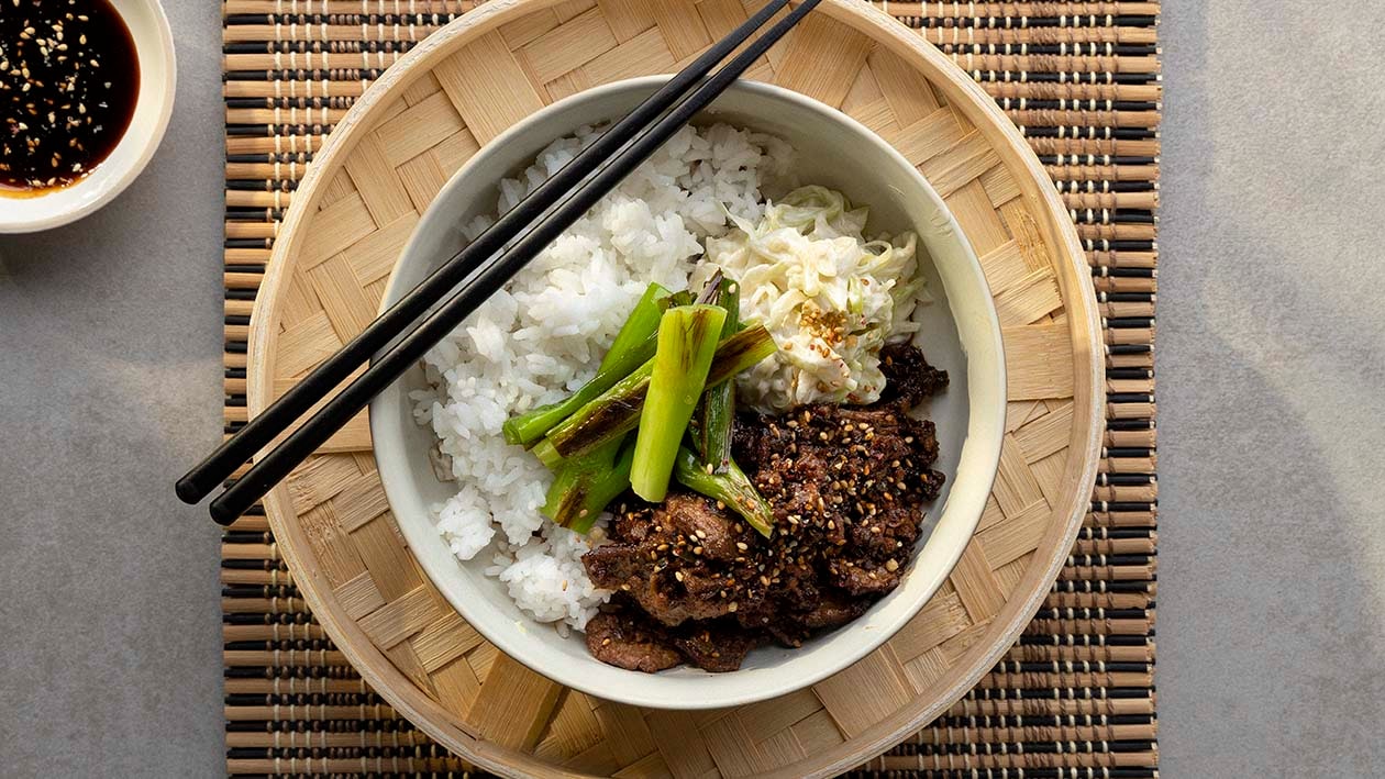 Yakiniku med The Vegetarian Butcher NoBeef Slices – Recept