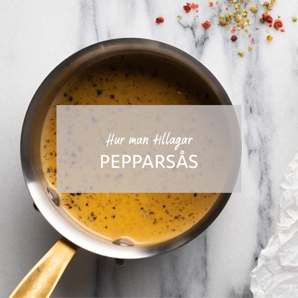 Klassisk pepparsås