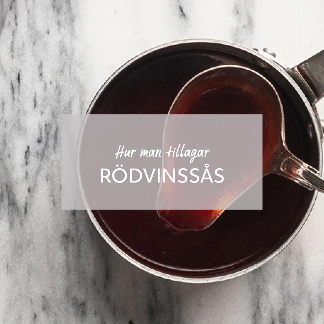 Rödvinssås