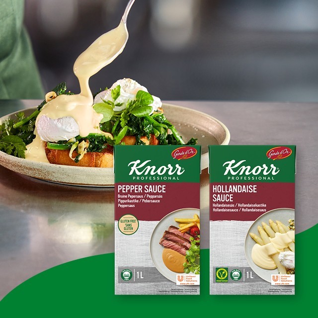 Knorr Professional GARDE D’OR serveringsklara såser!