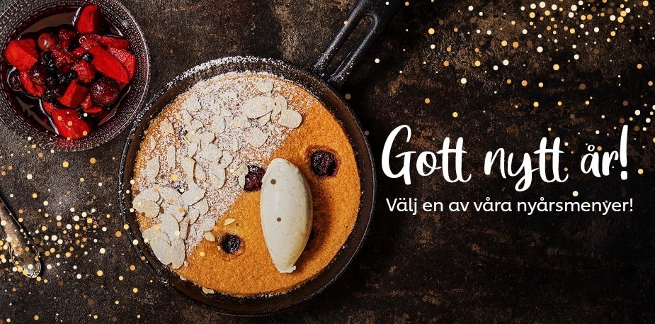 Avrunda året med en storstilad nyårsmeny!