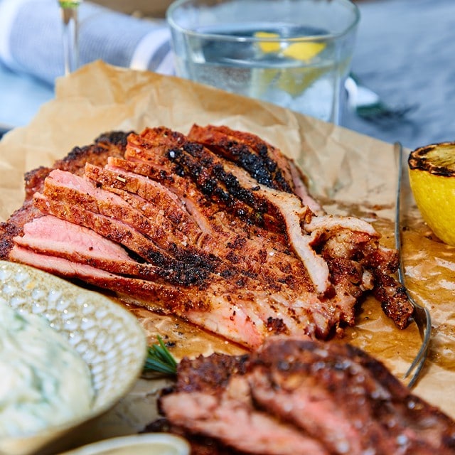 Grillad Secreto Iberico med glaze “español” Grillad Secreto Iberico med glaze “español”