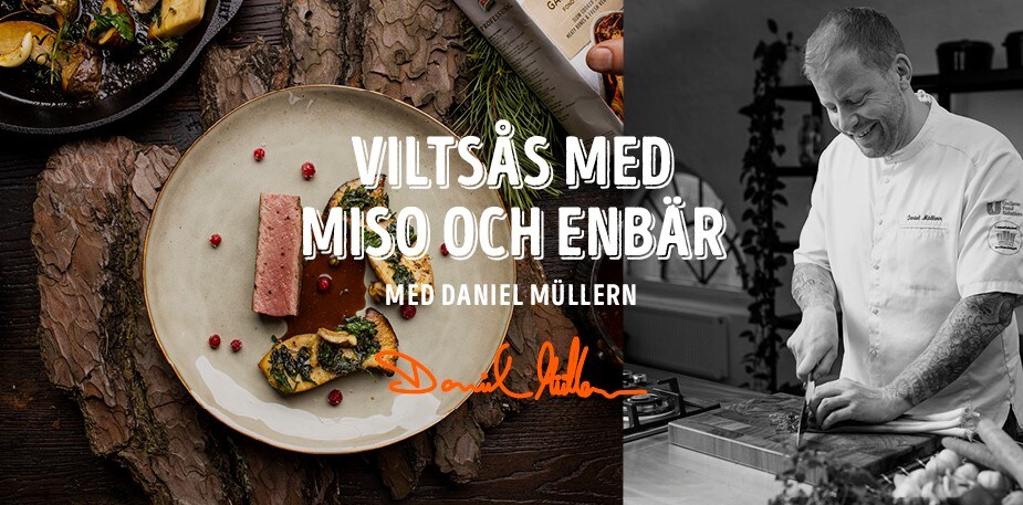 Daniel Müllern sätter smakerna i en viltsås