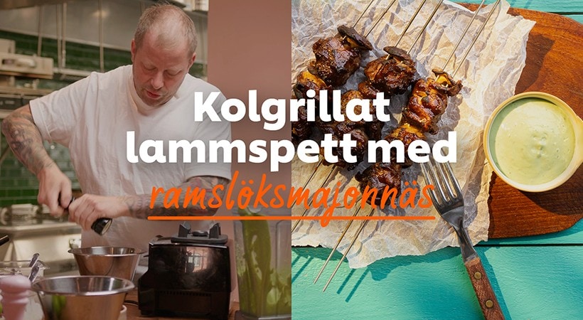 Daniel Müllern sätter smakerna i en ramslöksmajonnäs