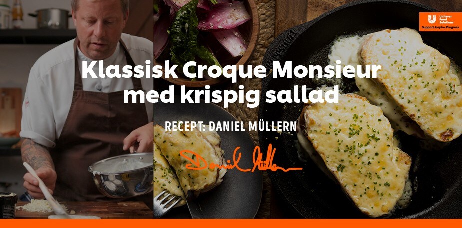 Daniel Müllern gör en Croque Monsieur med krispig sallad