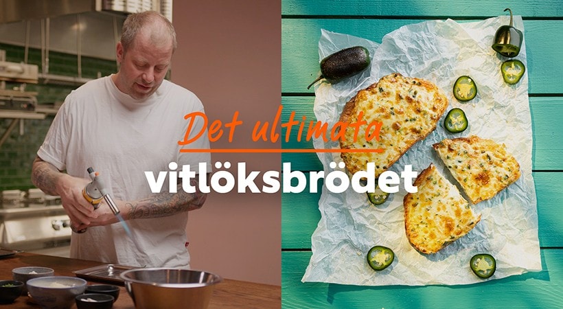 Daniel Müllern sätter smakerna i det ultimata vitlöksbrödet