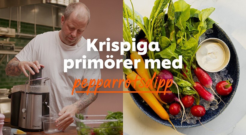 Daniel Müllern sätter smakerna i en otrolig pepparrotsdipp