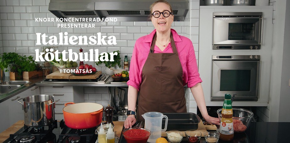 Martinas lunchklassiker #4 Italienska köttbullar i tomatsås 