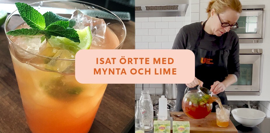 Martina gör iste mojito style!