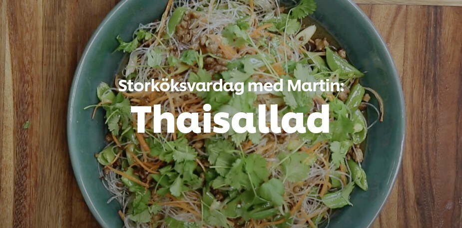 Storköksvardag med Martin: Thaisallad