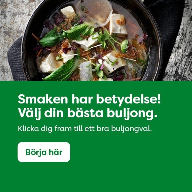  Låt din buljong matcha dina behov! 